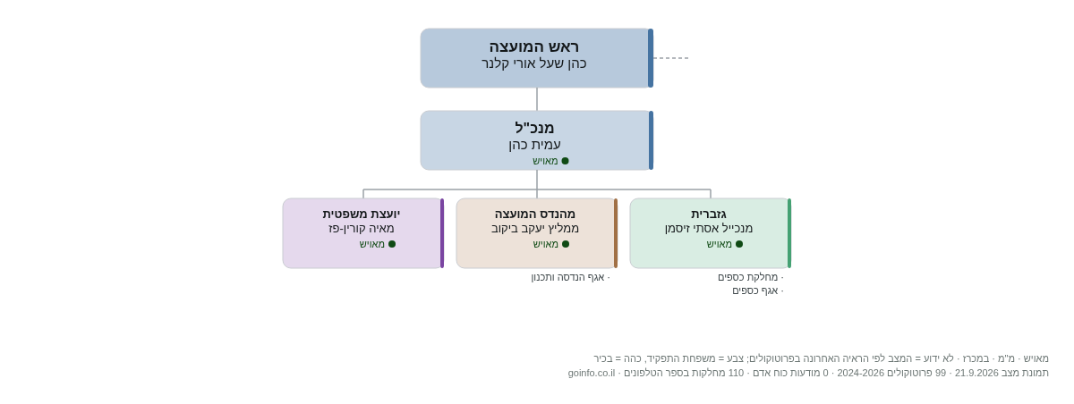 גולן - מבנה ארגוני: ראש העיר, מנכ