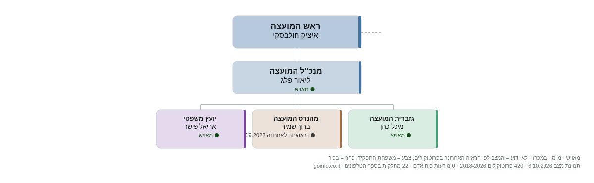 מגידו - מבנה ארגוני: ראש העיר, מנכ
