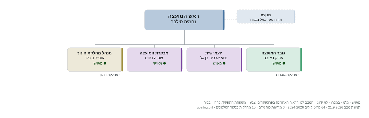 נחל שורק - מבנה ארגוני: ראש העיר, מנכ