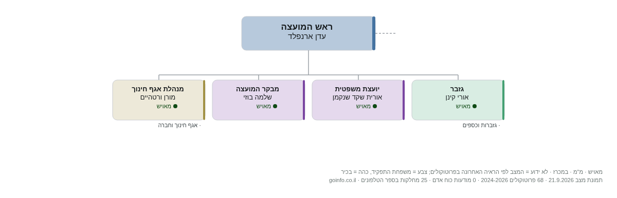 זבולון - מבנה ארגוני: ראש העיר, מנכ